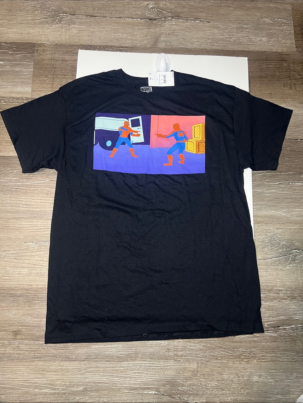 Marvel Spider-Man Scene Black Tee